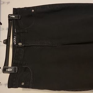 Women's Rider's By Lee Faded Black Bootcut Jeans. Long 32"inseam